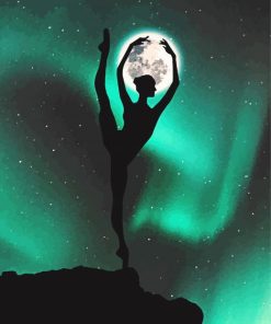 Space Ballerina Silhouette Diamond Painting