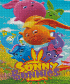 Sunny Bunnies Poster Diamond Painting