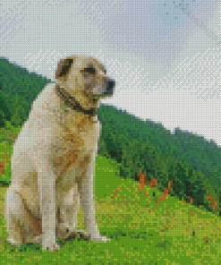 The Anatolian Shepherd Dog Diamond Painting