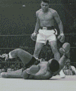 The Boxer Cassius Clay Vs Sonny Liston Diamond Painting