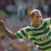 The Footballer Henrik Larsson Diamond Painting