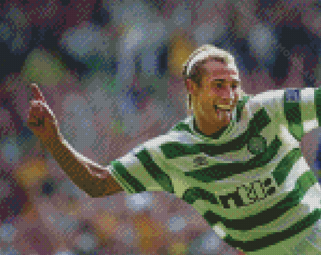 The Footballer Henrik Larsson Diamond Painting