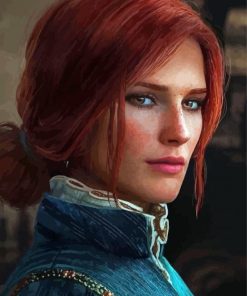 The Witcher Triss Character Diamond Painting