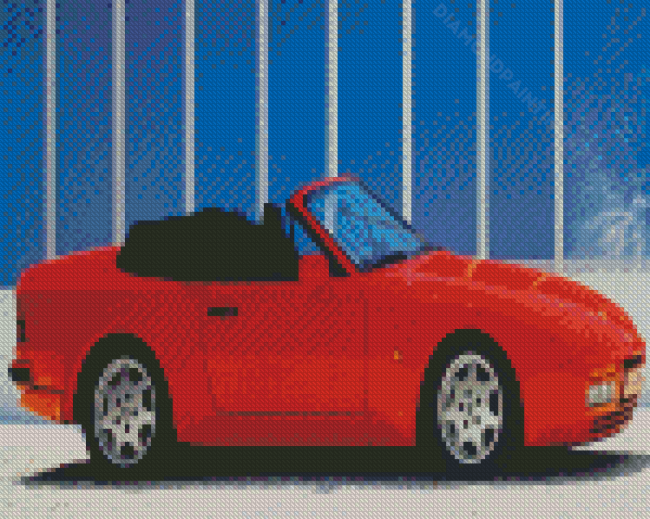 The Porsche 944 Car Diamond Painting