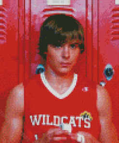 Troy Bolton Character Diamond Painting