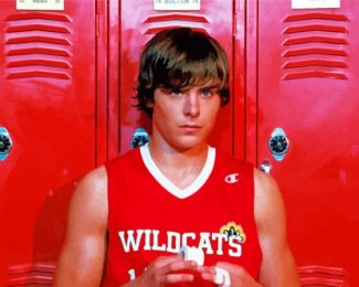 Troy Bolton Character Diamond Painting