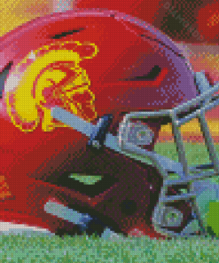 USC Trojans Football Helmet Diamond Painting
