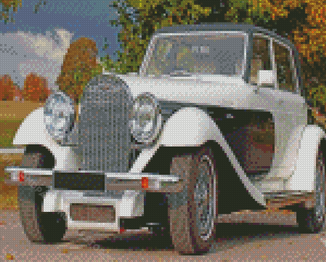 Vintage Panther Deville Car Diamond Painting