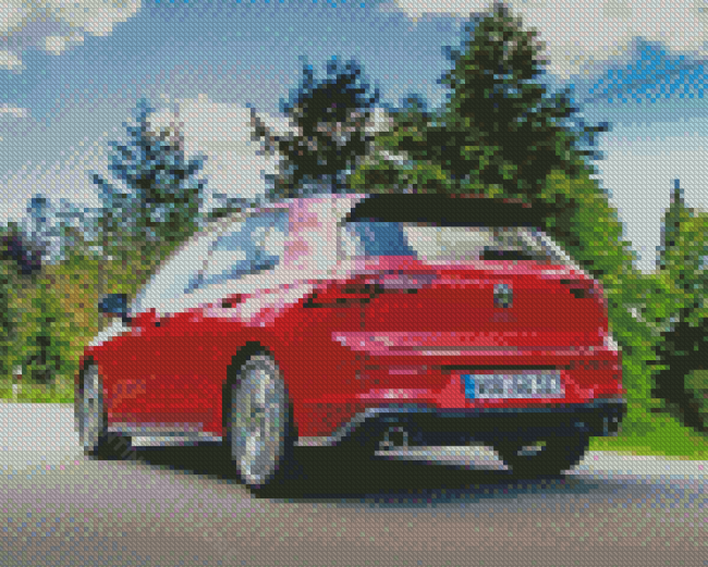 Volkswagen Golf 8 Car Diamond Painting