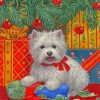 Westie Christmas Art Diamond Painting