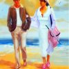 Aesthetic Couple At Beach Diamond Painting