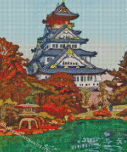 Osaka Castle Diamond Painting