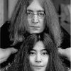 Black And White Yoko Ono And Lennon Diamond Painting