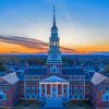 Colby College At Sunset Diamond Painting