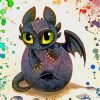 Cool Baby Toothless Diamond Painting