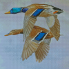 Flying Wild Ducks Diamond Painting