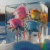 Frozen Roses Flowers Diamond Painting