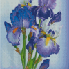 Irises Bouquet Of Flowers Diamond Painting