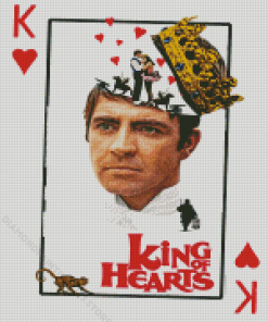 King Of Hearts Poster Diamond Painting