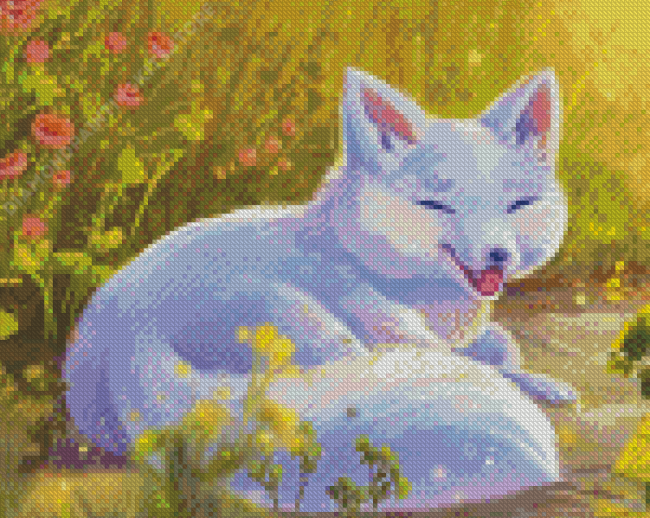 Polar Fox Art Diamond Painting