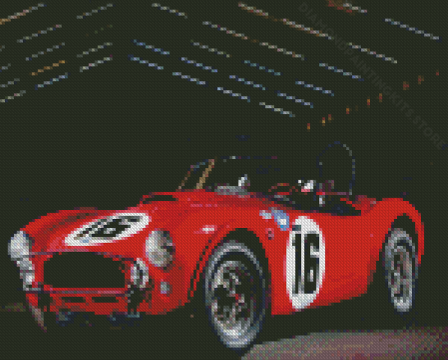 Red Cobra Shelby Diamond Painting