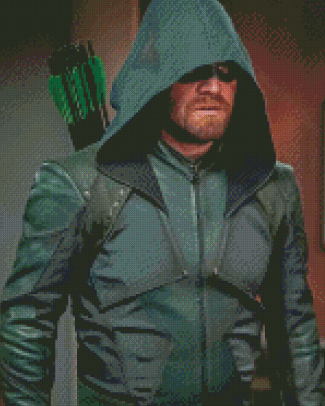 Stephen Amell Oliver Queen Green Arrow Diamond Painting