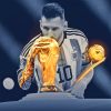 Argentina Lionel Messi Cup Diamond Painting