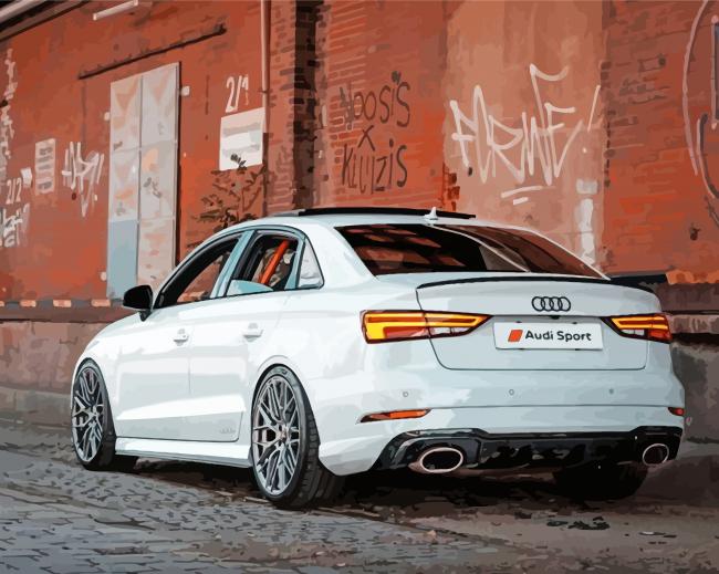 Audi A3 Sport Car Diamond Painting