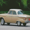 Beige Plymouth Belvedere Car Diamond Painting