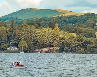 Bowness On Windermere Landscape Diamond Painting