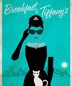 Breakfast At Tiffanys Poster Art Diamond Painting