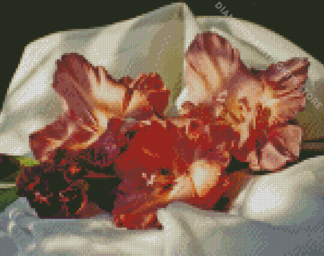 Crepe Gladiolus Flower Diamond Painting
