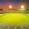 Cricket Stadium At Night Diamond Painting