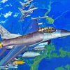 F16 Fighting Falcons In The Sky Art Diamond Painting