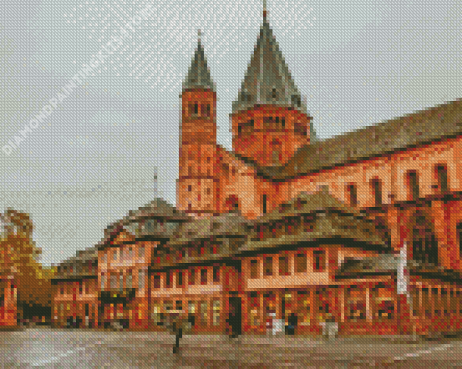 Germany Mainz Cathedral Building Diamond Painting