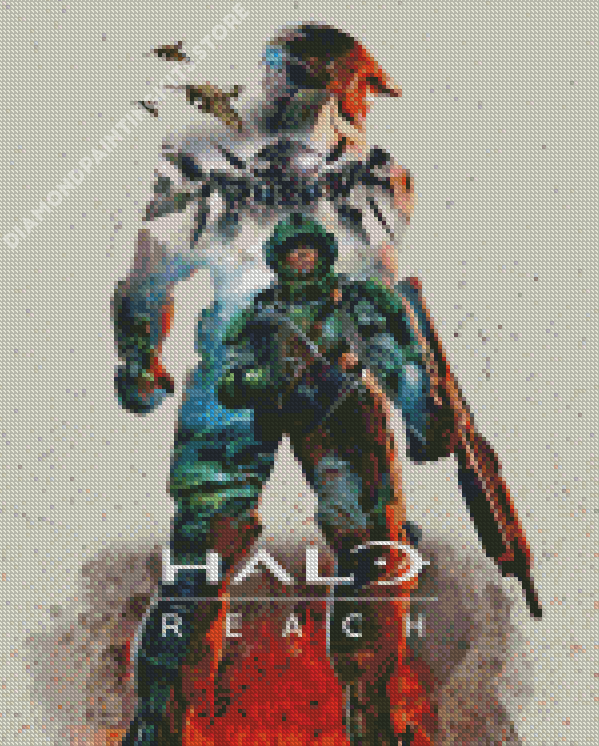 Halo Reach Poster Diamond Painting