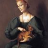 Lady And Cat Diamond Painting
