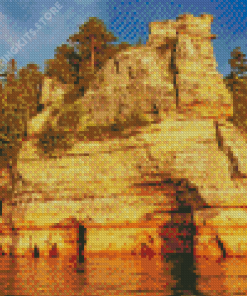 Miners Castle Pictured Rocks National Lakeshore Diamond Painting