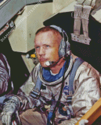 Neil Armstrong Nasa Astronaut Diamond Painting