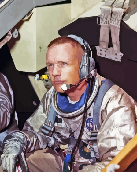 Neil Armstrong Nasa Astronaut Diamond Painting