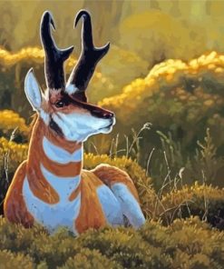 Pronghorn Deer Diamond Painting