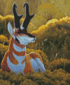 Pronghorn Deer Diamond Painting