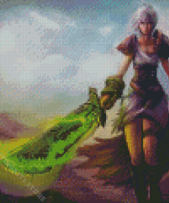 Riven From League Of Legends Art Diamond Painting