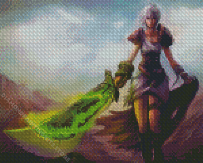 Riven From League Of Legends Art Diamond Painting