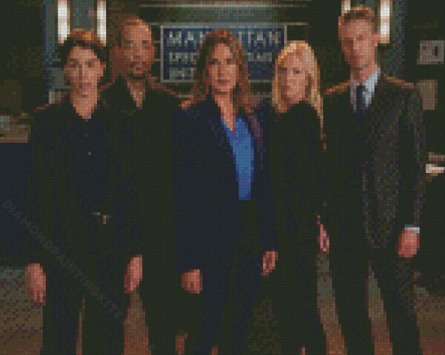 SVU Drama Serie Diamond Painting