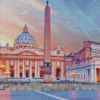 Saint Peter Basilica Rome Diamond Painting