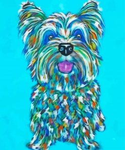 Skye Terrier Dog Art Diamond Painting