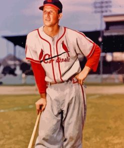 Stan Musial Baseballer Diamond Painting