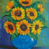 Sunflowers Vase Art Diamond Painting