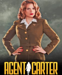 The Agent Peggy Carter Marvel Diamond Painting
